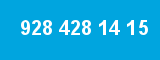 928 428 14 15 928 428 14 15